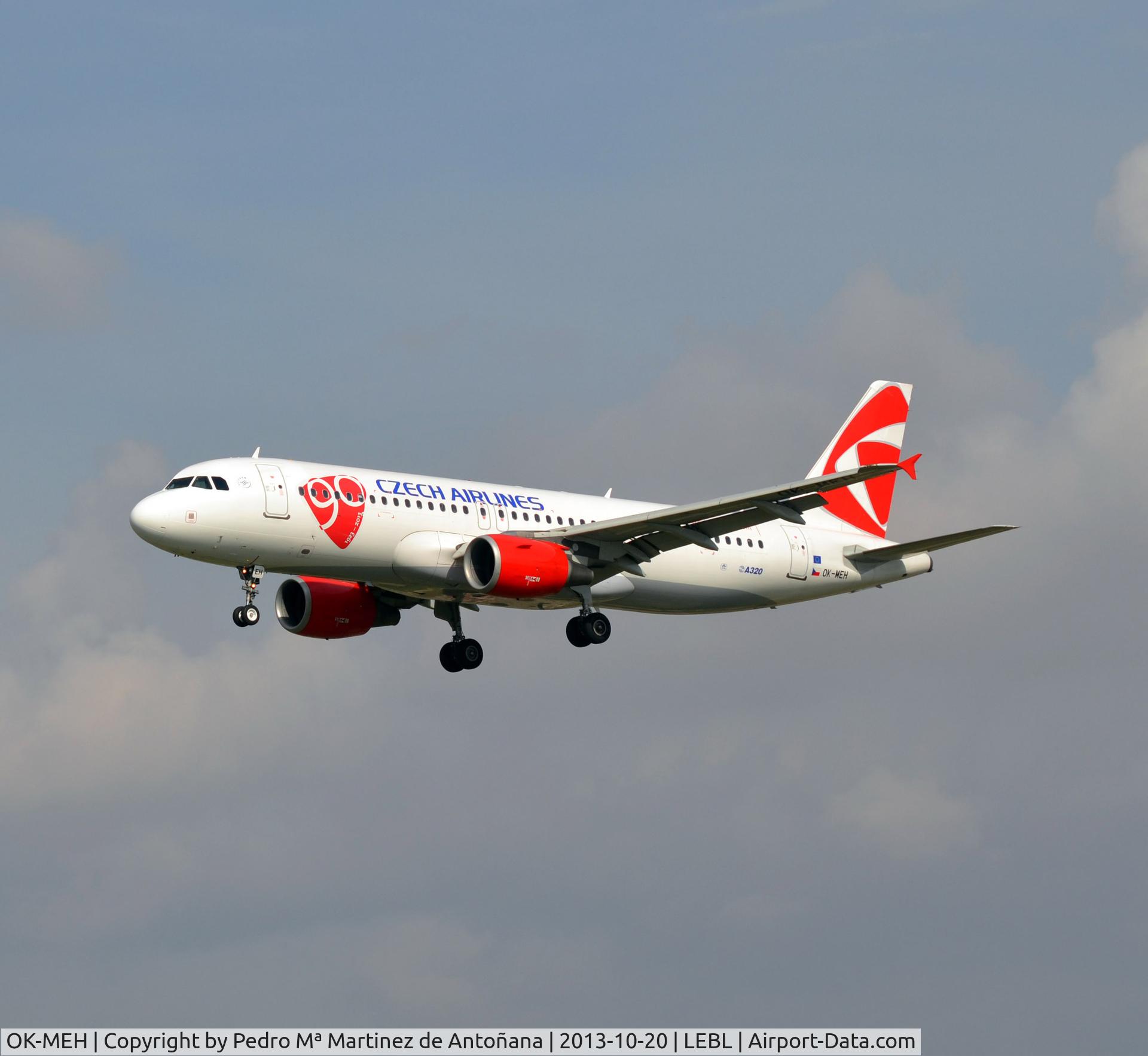 OK-MEH, 2007 Airbus A320-214 C/N 3031, Aeropuerto El Prat Barcelona