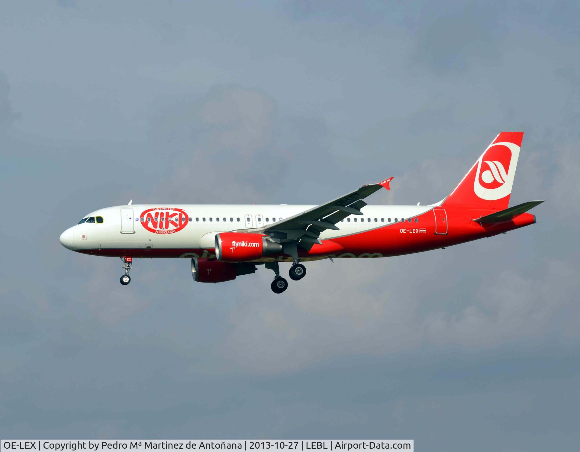 OE-LEX, 2006 Airbus A320-214 C/N 2867, Aeropuerto El Prat Barcelona