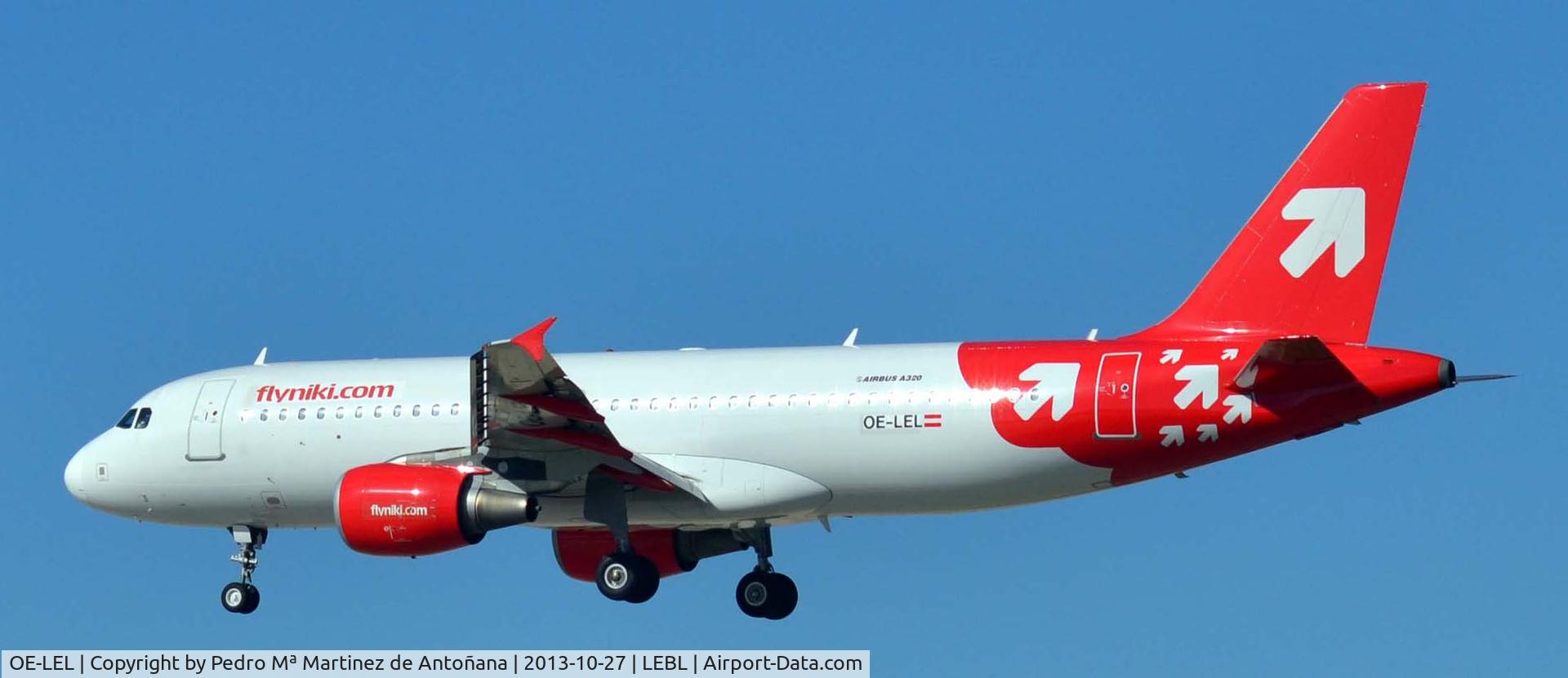 OE-LEL, 2006 Airbus A320-214 C/N 2668, Aeropuerto El Prat Barcelona