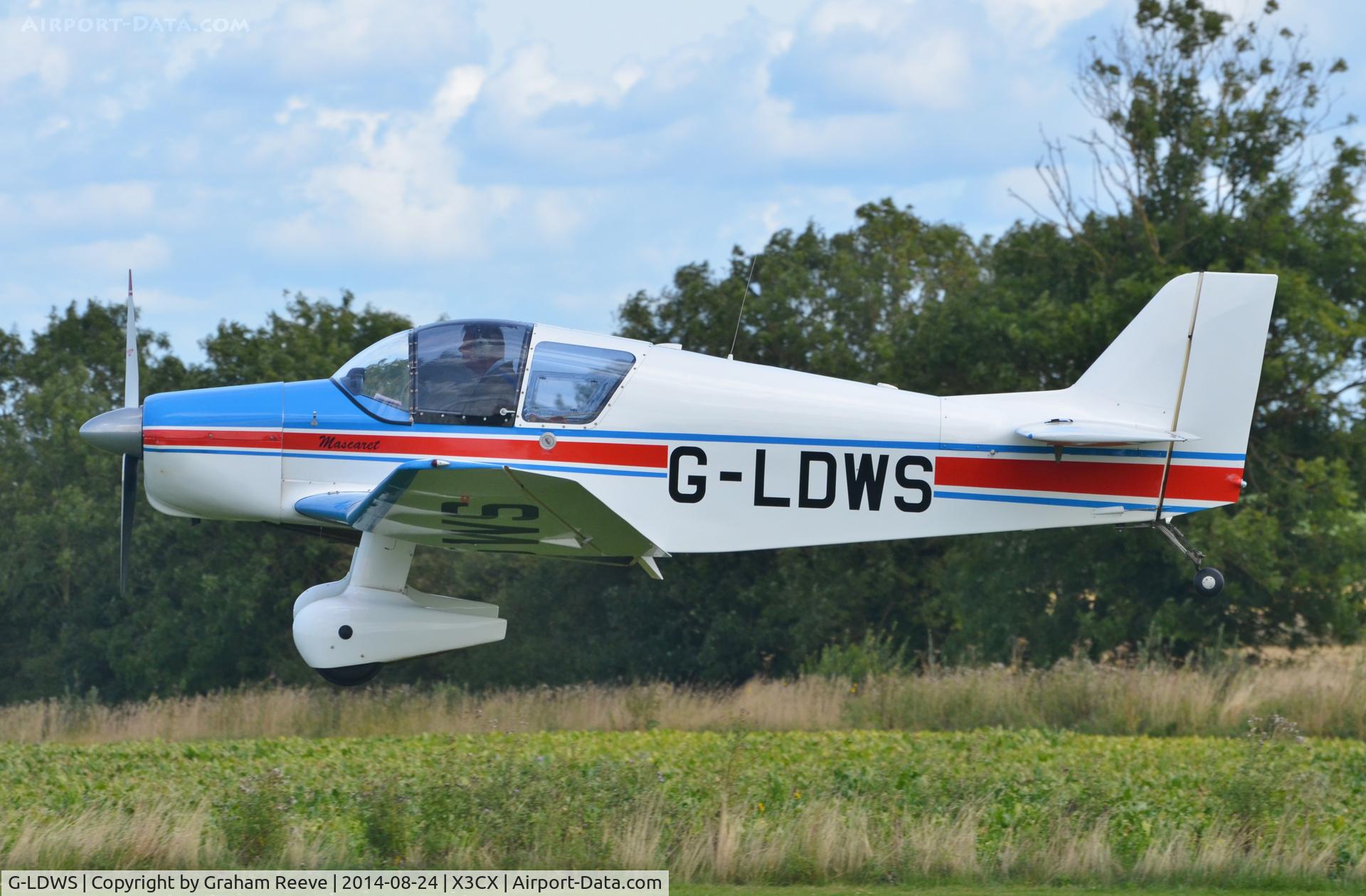 G-LDWS, 1964 SAN Jodel D-150 Mascaret C/N 48, About to touch down at Northrepps.