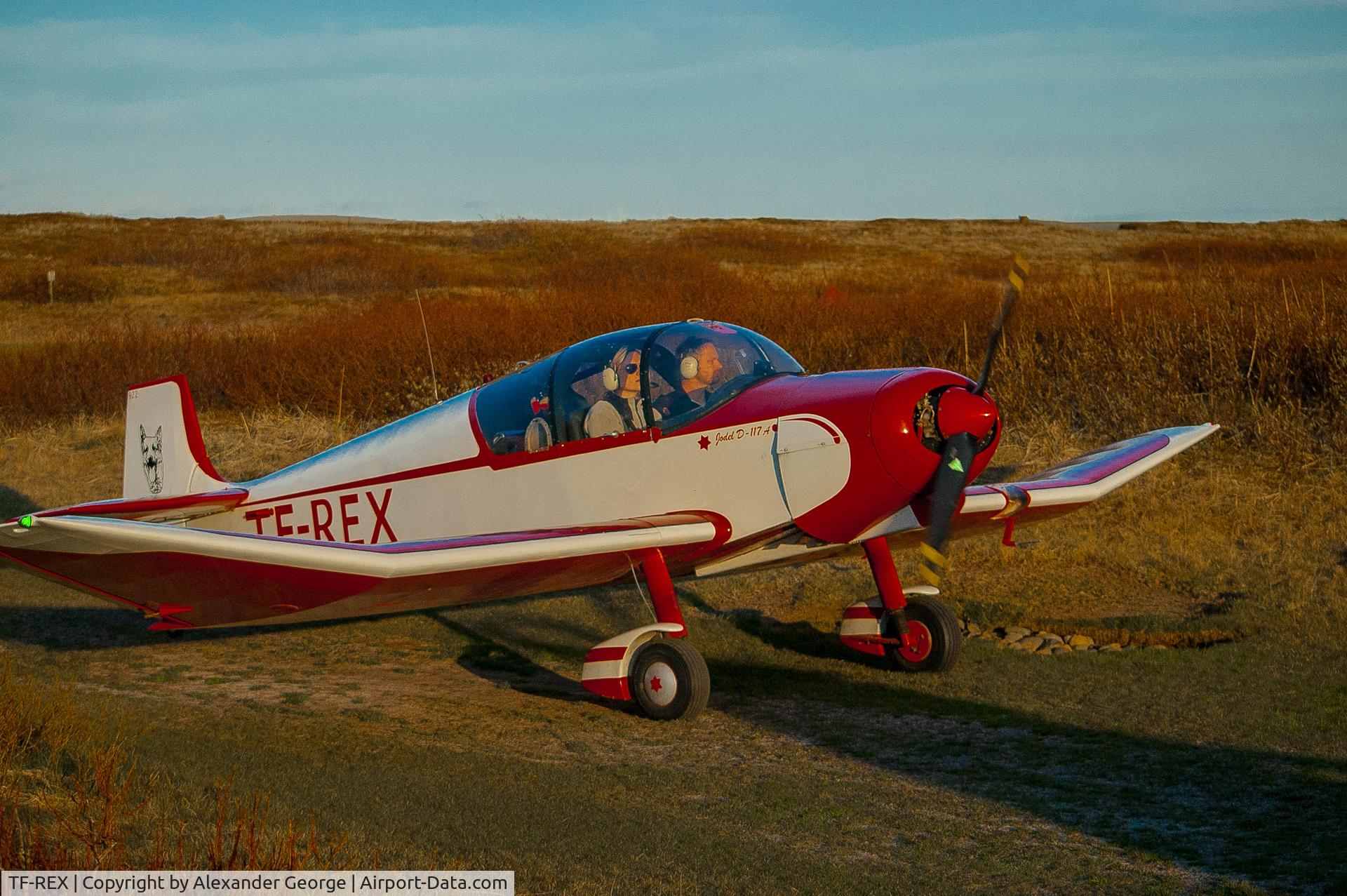 TF-REX, 1961 Jodel D-117A C/N 1061, Located in Iceland, and operated as a charter and rental by a retired IcelandAir airline pilot. I have flown in this aircraft a few times as well.