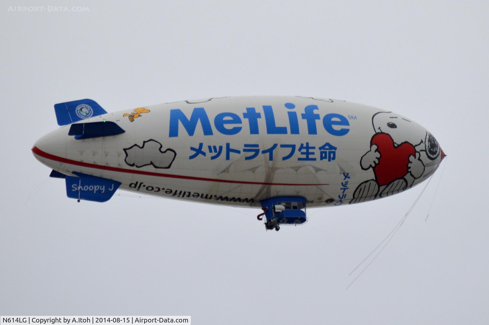 N614LG, 1997 American Blimp Corp A60R C/N 014, Snoopy
