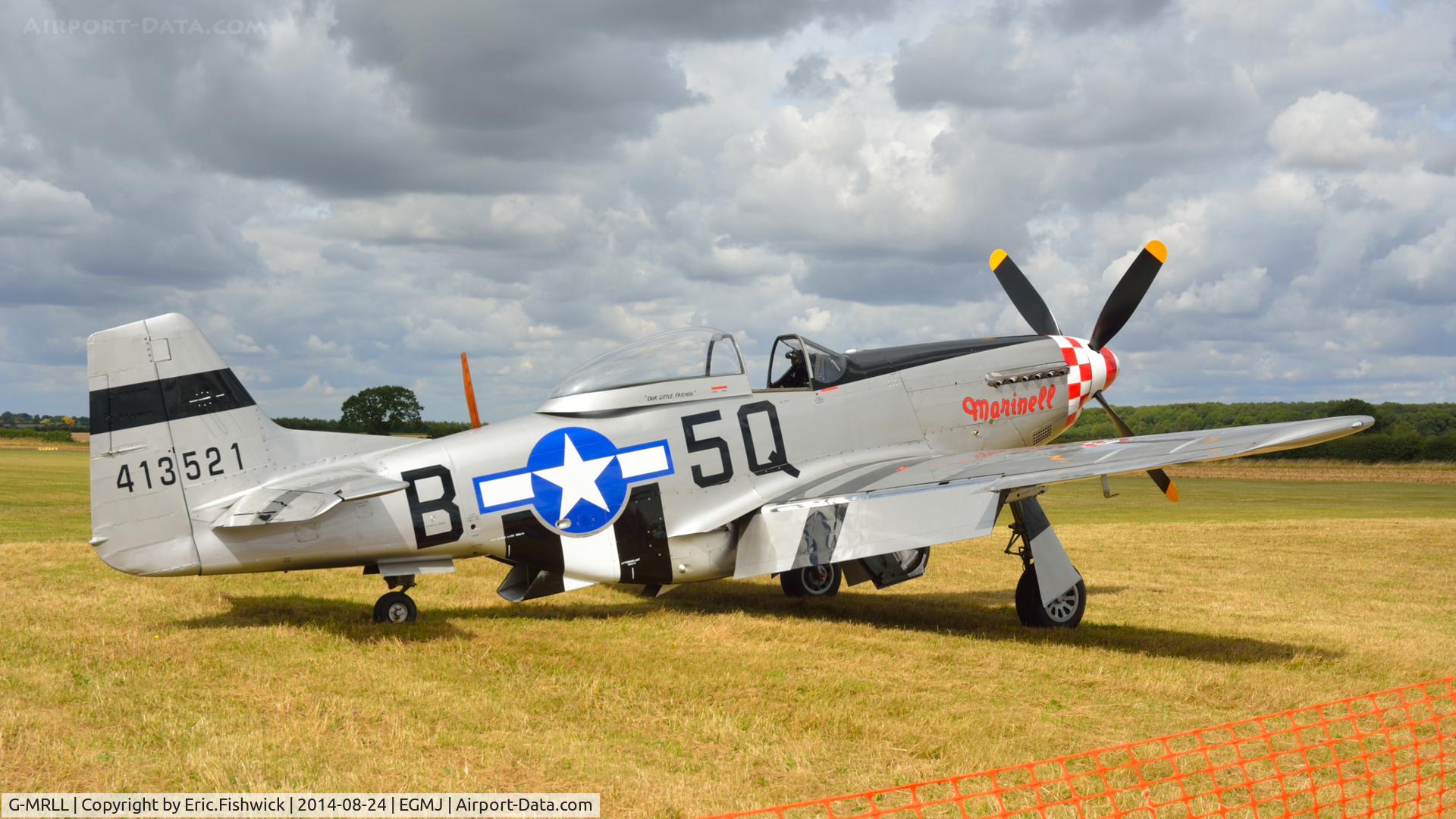 G-MRLL, 1943 North American P-51D Mustang C/N 109-27154, 2. G-MRLL at a superb Little Gransden Air & Car Show, Aug. 2014.