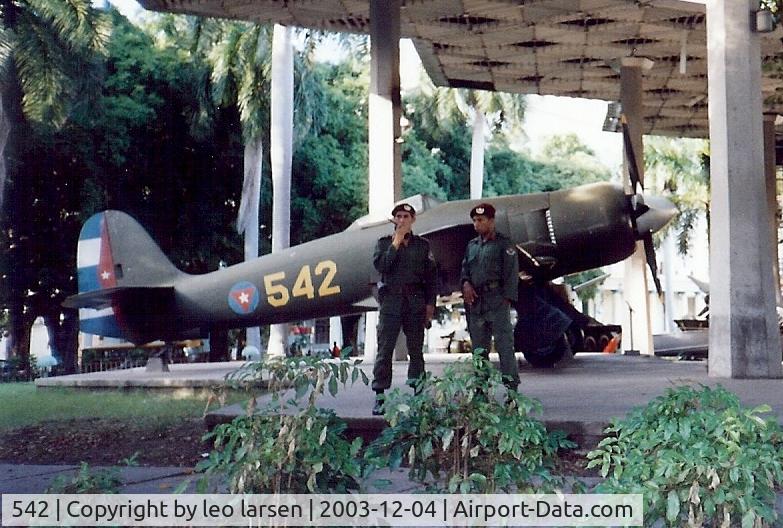 FAR542, Hawker Sea Fury FB.11 C/N Not found 542, Havana  Museum 4.12.03