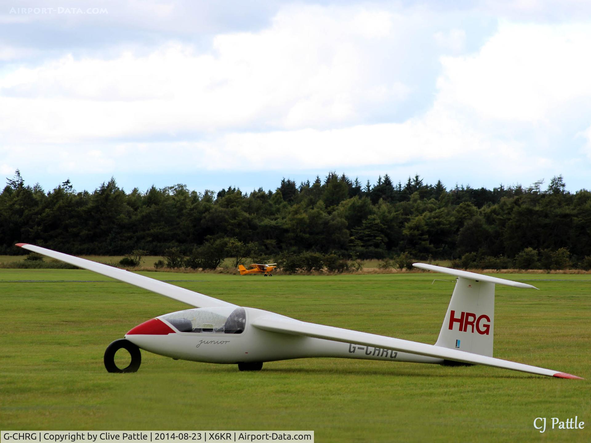 G-CHRG, 1992 PZL-Bielsko SZD-55-1 C/N B-2013, At rest at Portmoak