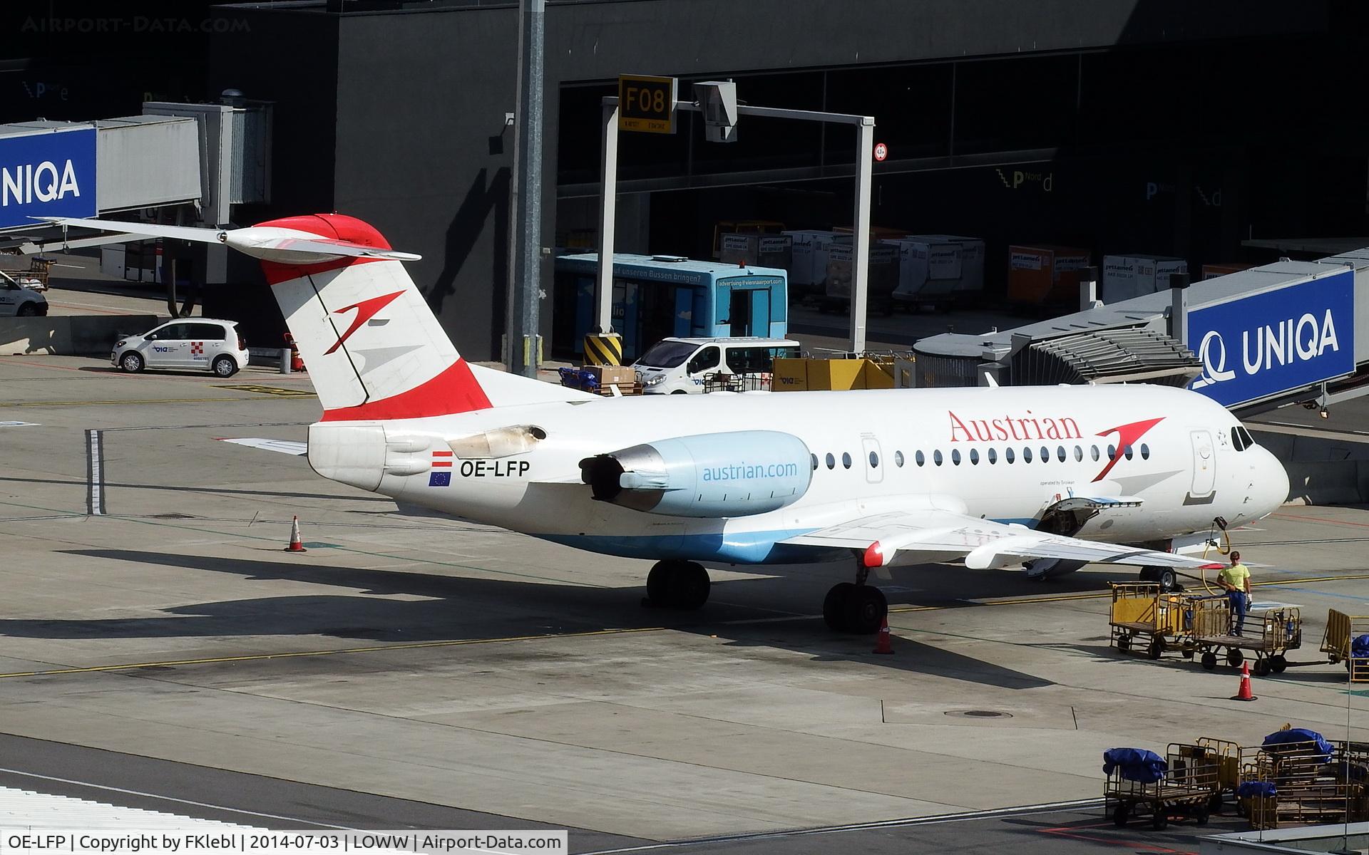 OE-LFP, Fokker 70 (F-28-0070) C/N 11560, Austrian Airlines