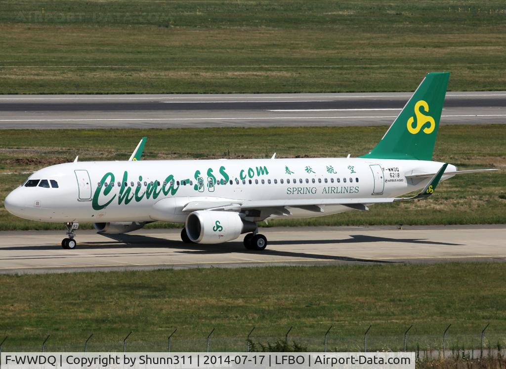 F-WWDQ, 2014 Airbus A320-214 C/N 6218, C/n 6218 - To be B-1893
