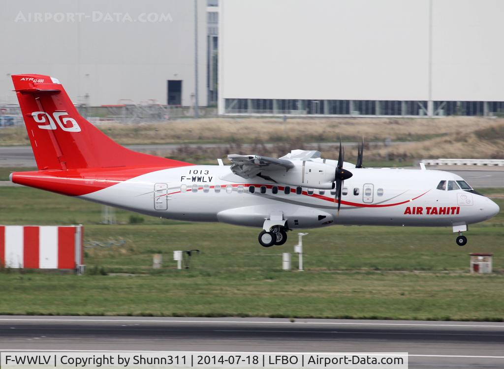 F-WWLV, 2014 ATR 42-600 C/N 1013, C/n 1013 - To be F-ORVC