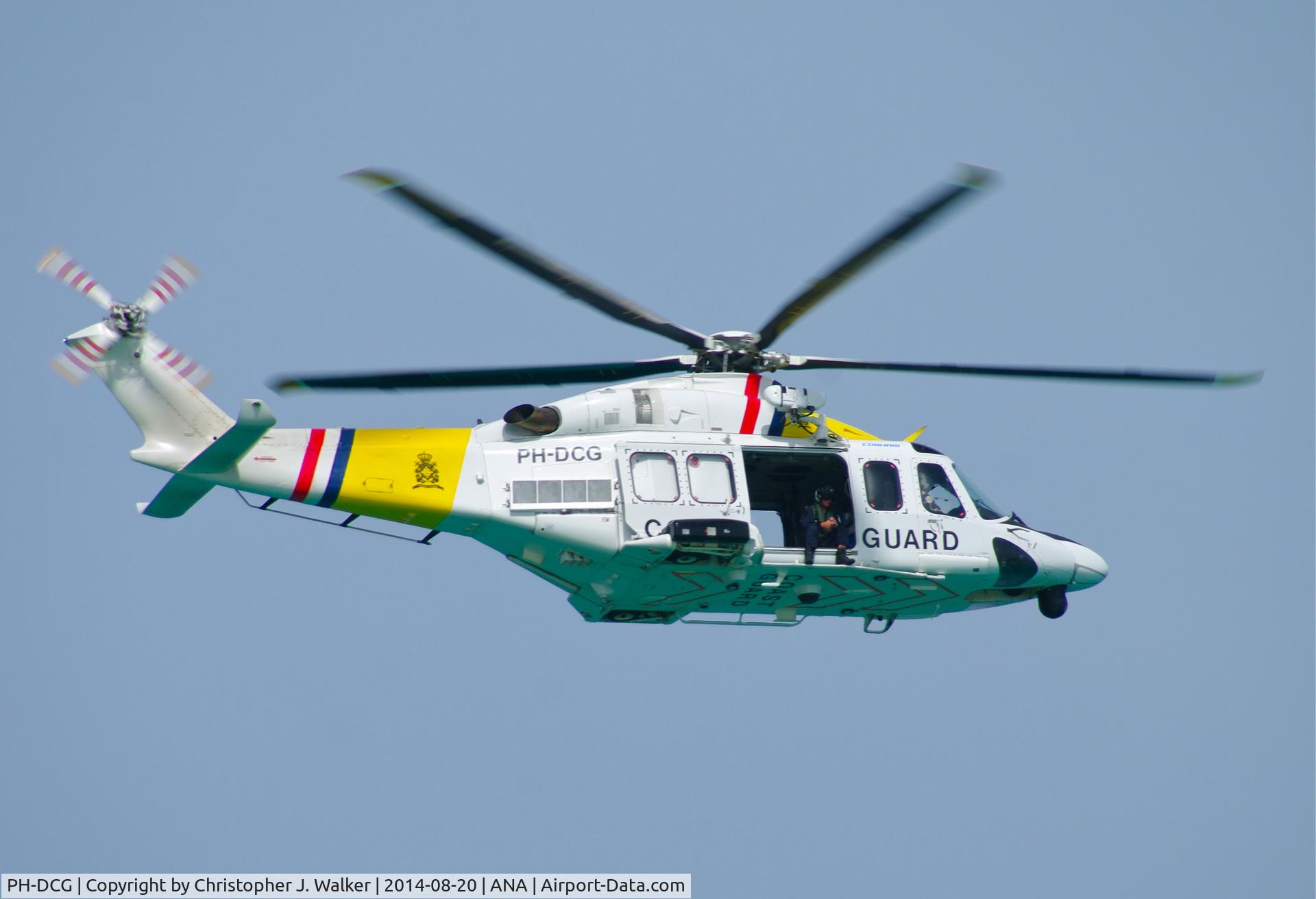 PH-DCG, 2009 AgustaWestland AW-139 C/N 31231, Over Aruba