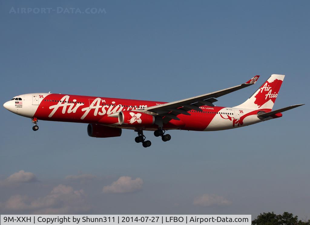 9M-XXH, 2010 Airbus A330-343X C/N 1165, Landing rwy 32L... flight from Air Algerie on lease during summer 2014