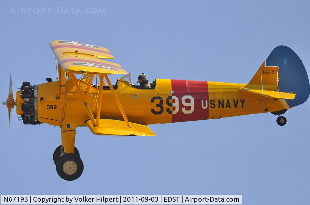N67193, 1942 Boeing E75 (N2S-5) C/N 75-8116, at Hahnweide