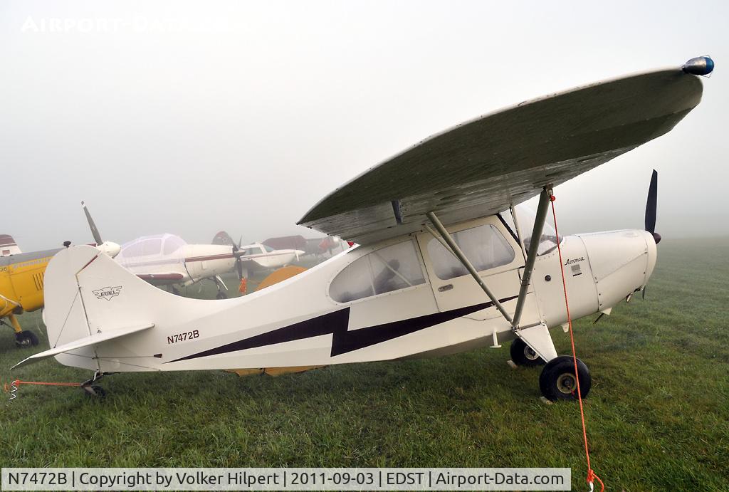 N7472B, 1956 Champion 7EC C/N 7EC-530, at Hahnweide
