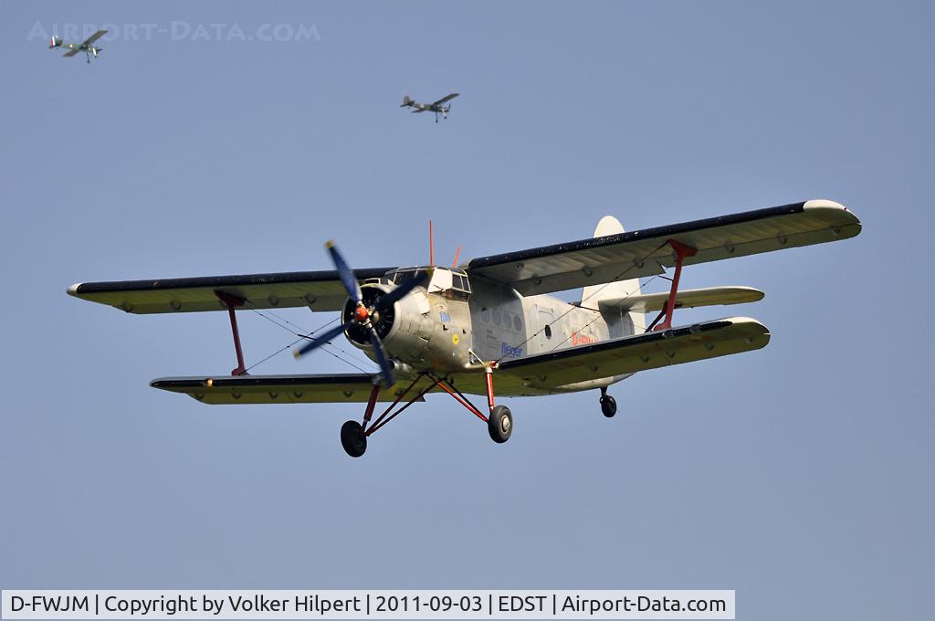 D-FWJM, 1976 PZL-Mielec An-2T Colt C/N 1G166-38, at Hahnweide