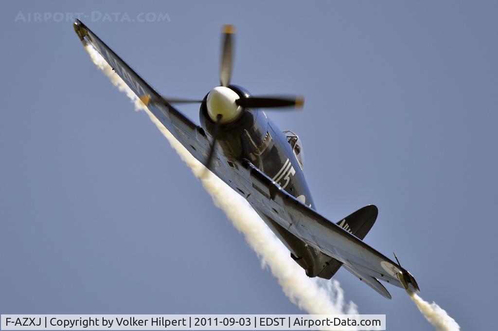 F-AZXJ, 1949 Hawker Sea Fury FB.11 C/N 37733, at Hahnweide