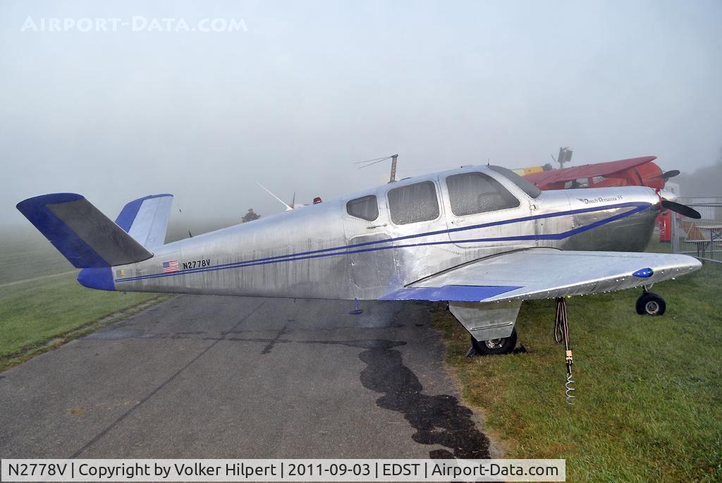 N2778V, 1947 Beech 35 Bonanza C/N D-170, at Hahnweide