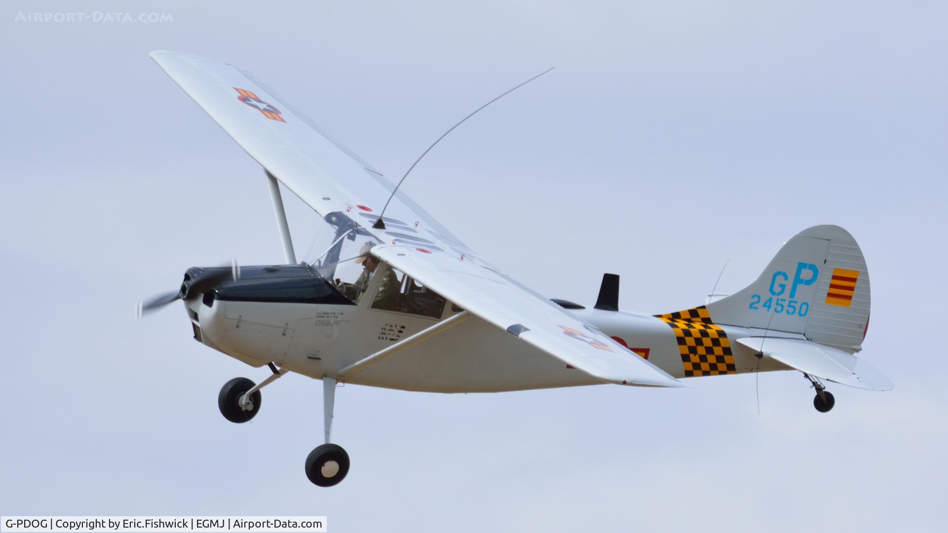 G-PDOG, 1957 Cessna 305C C/N 24550, 43. G-PDOG at a superb Little Gransden Air & Car Show, Aug. 2014.