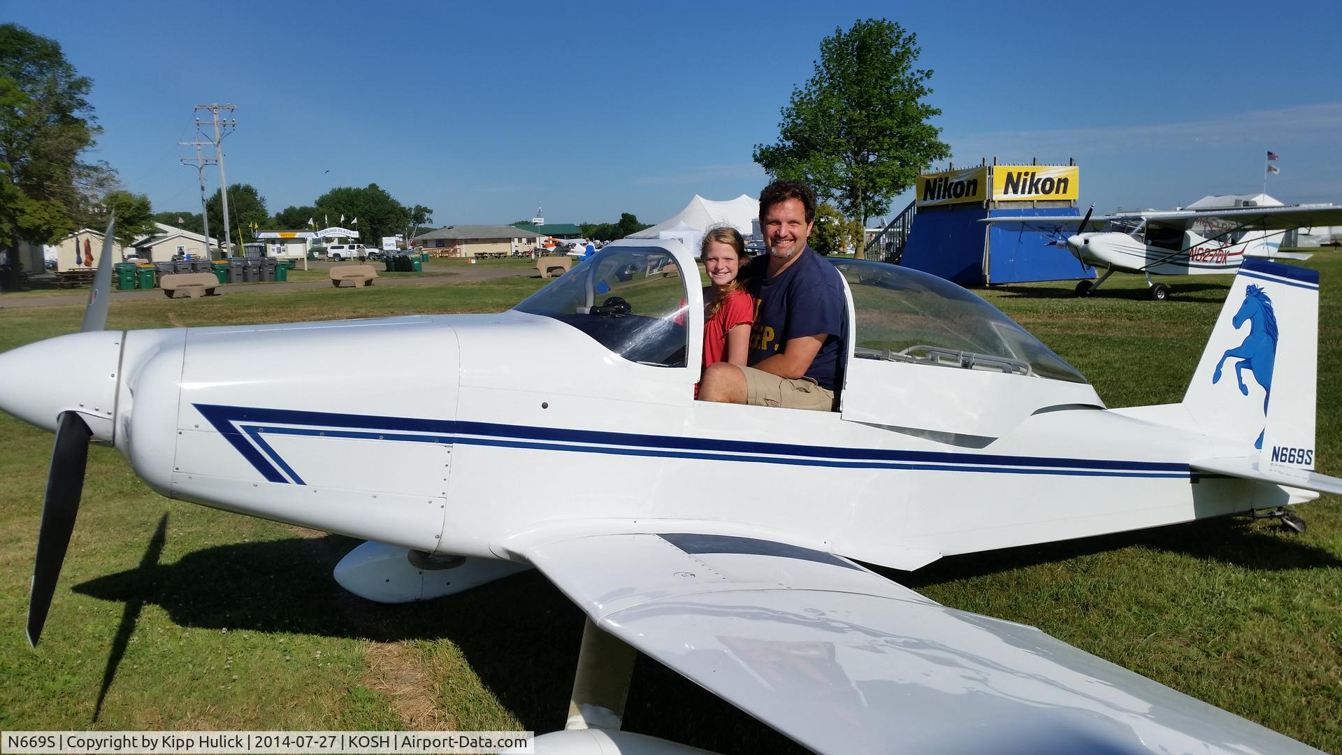 N669S, 1996 Bushby Mustang II C/N 7095, At Airventure 2014, Oshkosh WI