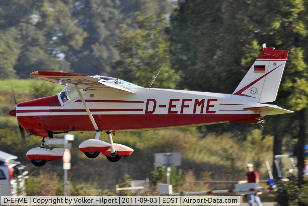 D-EFME, 1967 Bolkow Bo-208C Junior C/N 635, at Hahnweide