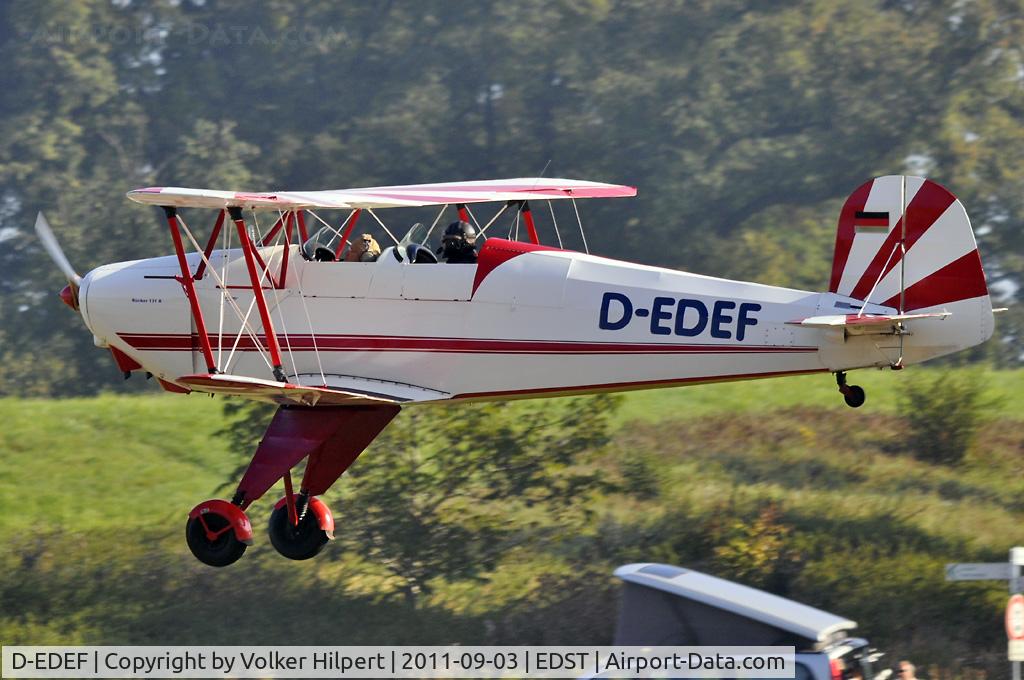 D-EDEF, 1957 Doflug Bu-131B Jungmann C/N 63, at Hahnweide