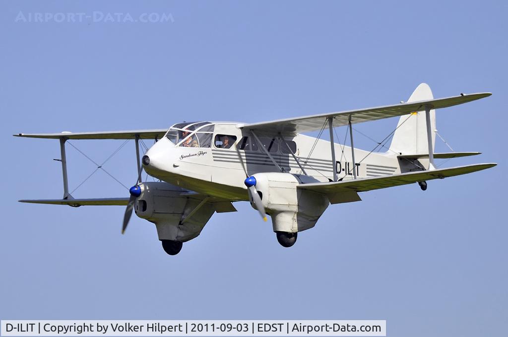 D-ILIT, 1945 De Havilland DH-89A Dominie/Dragon Rapide C/N 6879, at Hahnweide