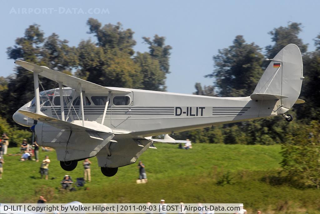 D-ILIT, 1945 De Havilland DH-89A Dominie/Dragon Rapide C/N 6879, at Hahnweide