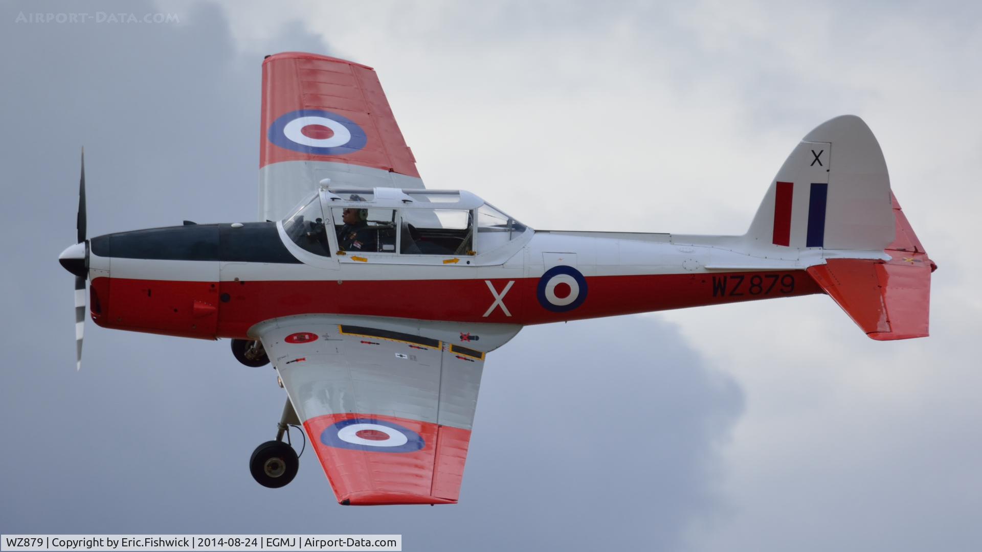 WZ879, 1953 De Havilland DHC-1 Chipmunk T.10 C/N C1/0918, 41. WZ879 at a superb Little Gransden Air & Car Show, Aug. 2014.