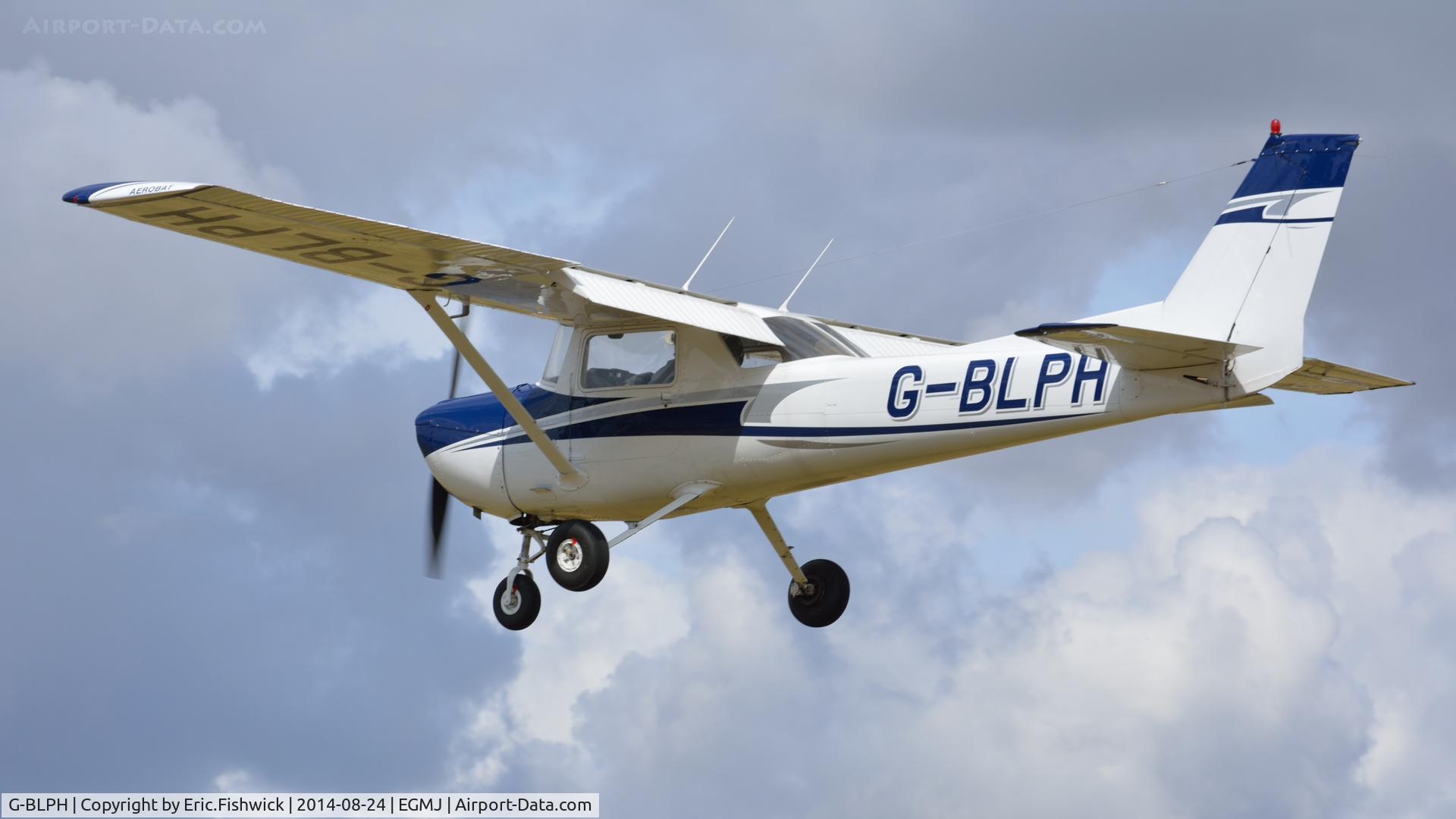 G-BLPH, 1974 Reims FRA150L Aerobat C/N 0239, 44. G-BLPH arriving at a superb Little Gransden Air & Car Show, Aug. 2014.