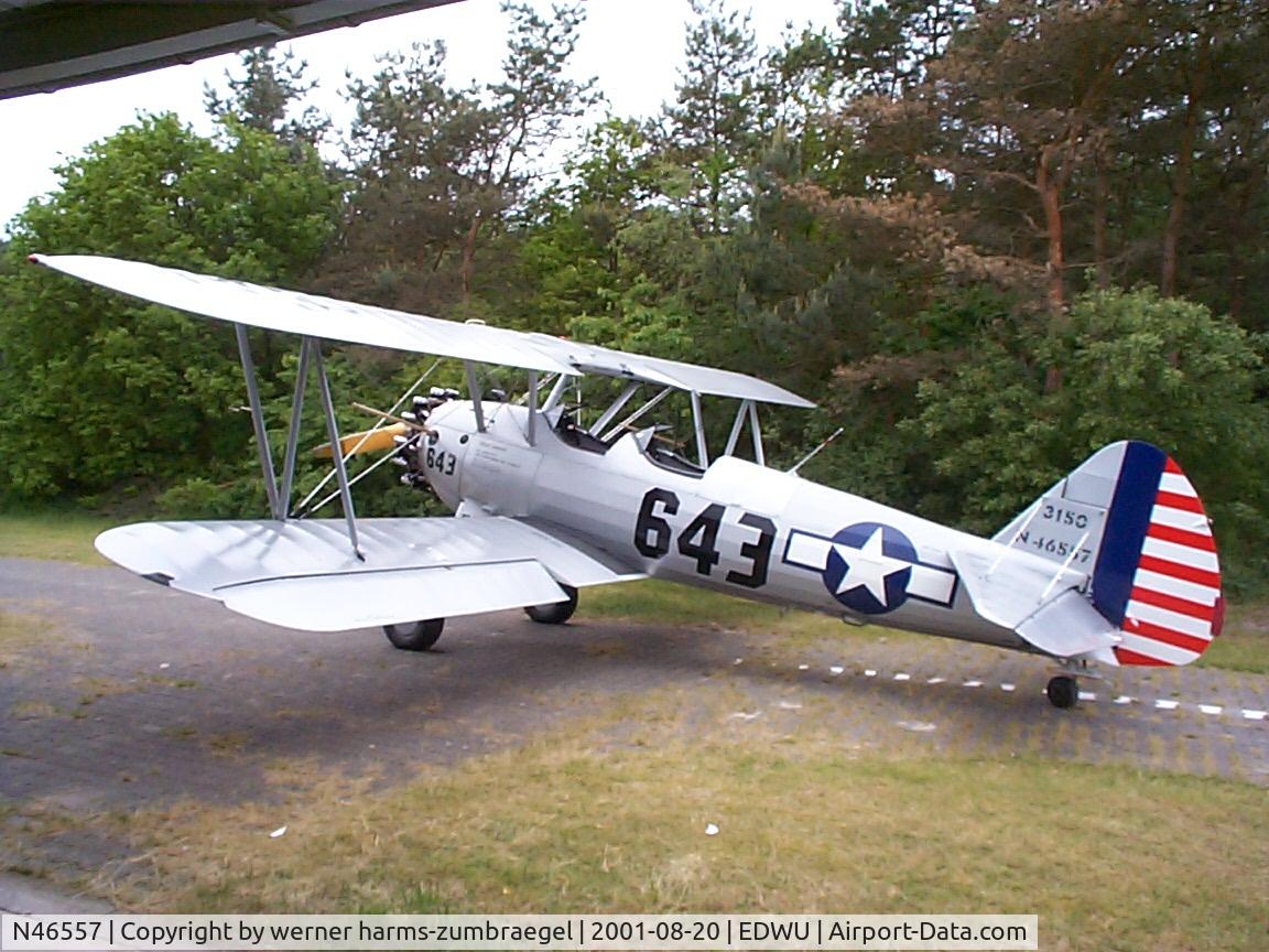 N46557, 1944 Boeing A75N1(PT17) C/N 75-3150, Stearman now in germany