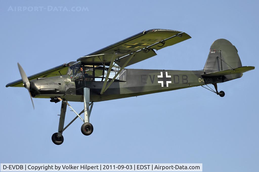 D-EVDB, 1944 Fieseler Fi-156C-7 Storch C/N 2042, at Hahnweide