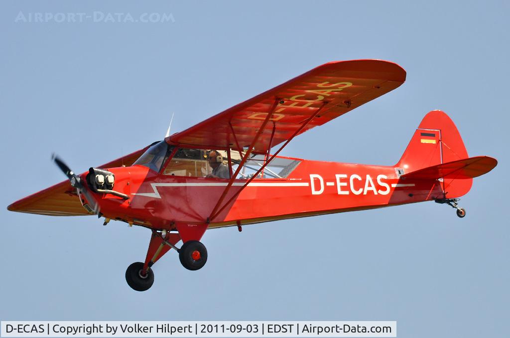 D-ECAS, 1944 Piper J-3 Cub Cub C/N 12989, at hahnweide