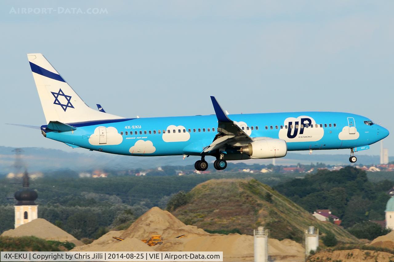 4X-EKU, 2006 Boeing 737-8Z9 C/N 33834, El Al - UP