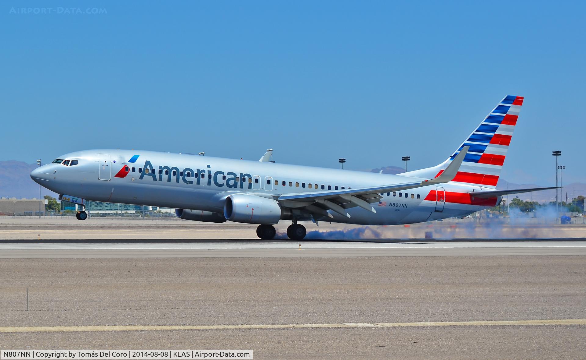 N807NN, 2009 Boeing 737-823 C/N 31077, N807NN American Airlines 2009   Boeing 737-823 C/N 31077 - Las Vegas - McCarran International Airport (LAS / KLAS)
USA - Nevada August 8, 2014
Photo: Tomás Del Coro