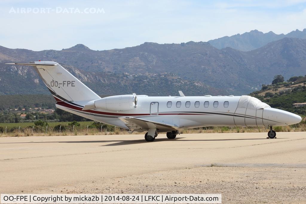 OO-FPE, 2007 Cessna 525B CitationJet CJ3 C/N 525B-0158, Parked