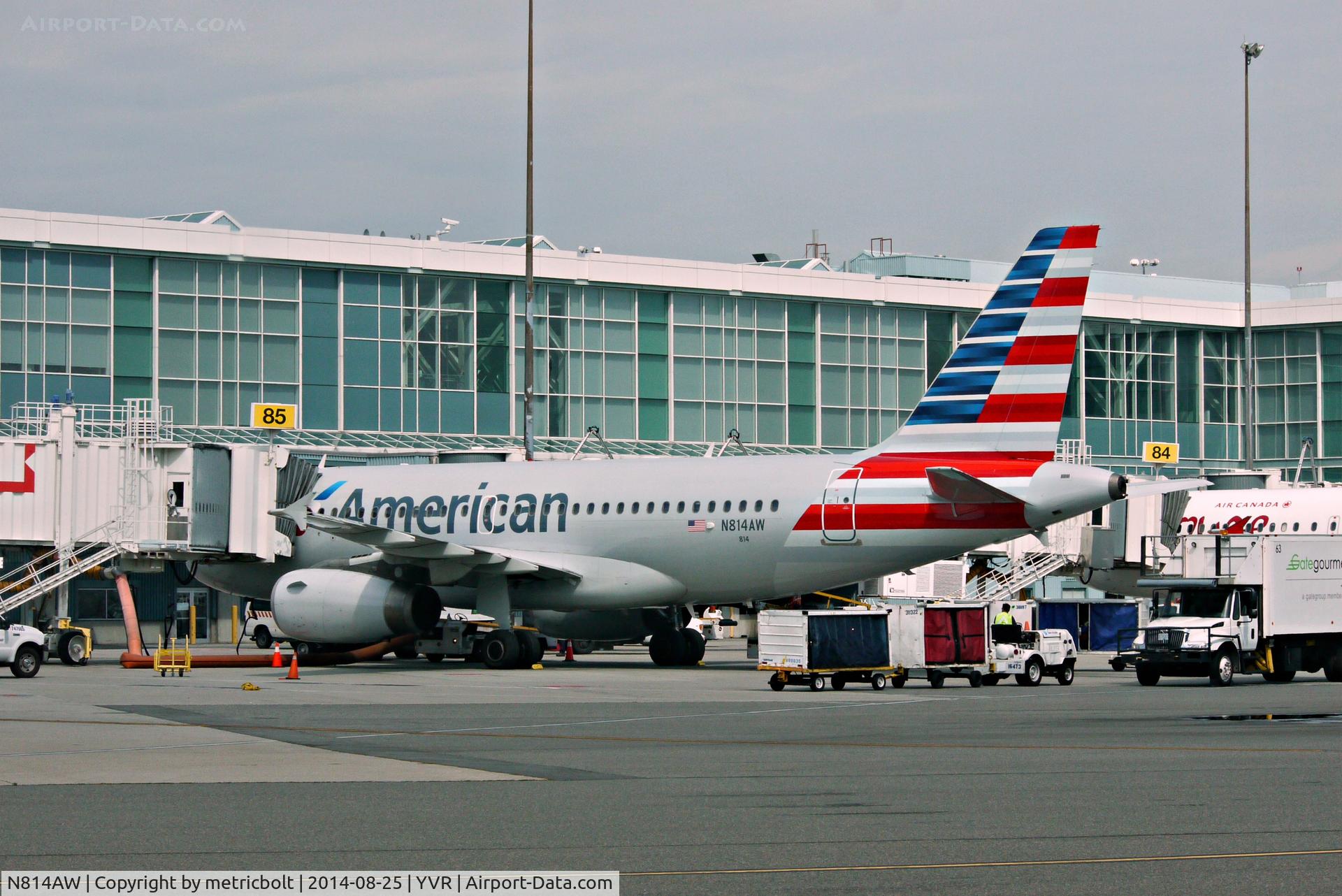 N814AW, 2000 Airbus A319-132 C/N 1281, now in American livery