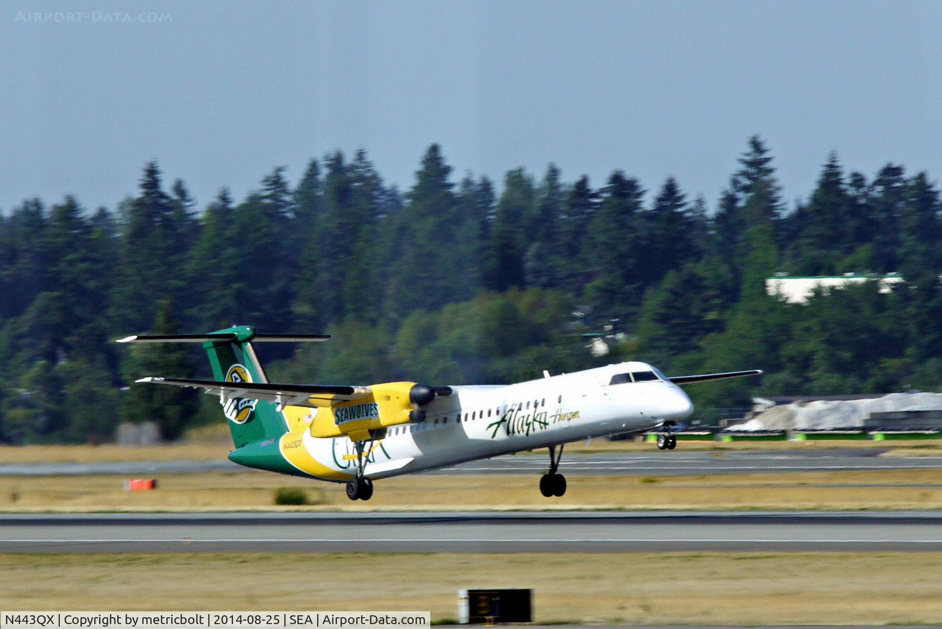 N443QX, 2010 Bombardier DHC-8-402 Dash 8 C/N 4353, Univ.of Alaska Anchorage 