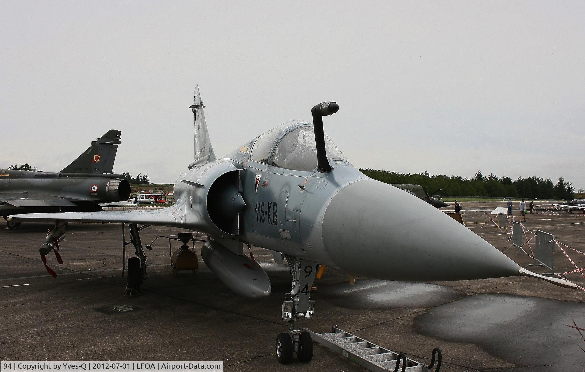 94, Dassault Mirage 2000C C/N 352, Dassault Mirage 2000C (cn 352 - 115-KB), Static display, Avord Air Base 702 (LFOA) open day 2012