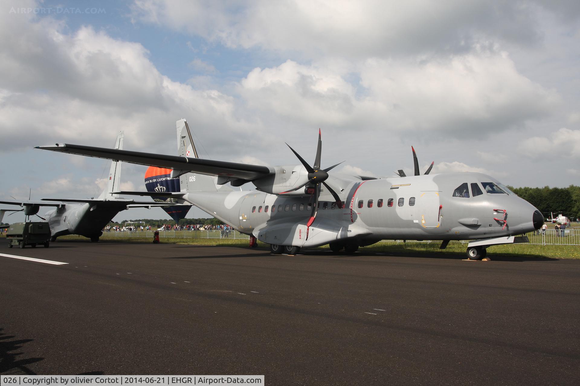 026, 2013 CASA C-295M C/N S-104, Gilze Rijen airshow