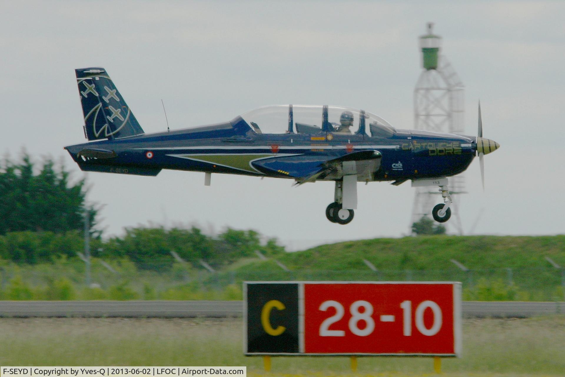 F-SEYD, Socata TB-30 Epsilon C/N 113, Socata TB-30 Epsilon Cartouche Doré (F-SEYD), Châteaudun Air Base 279 (LFOC) Open day 2013
