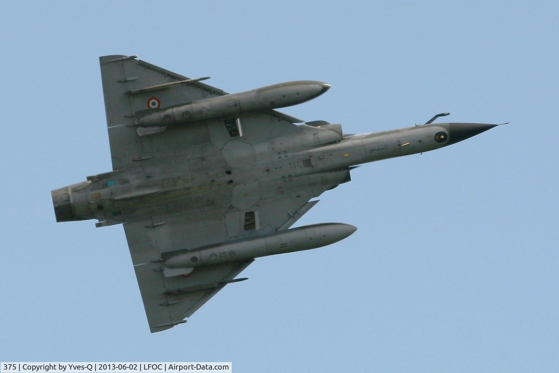 375, Dassault Mirage 2000N C/N 375, Dassault Mirage 2000N (125-CL), ramex delta demo, Châteaudun Air Base 279 (LFOC) Open day 2013