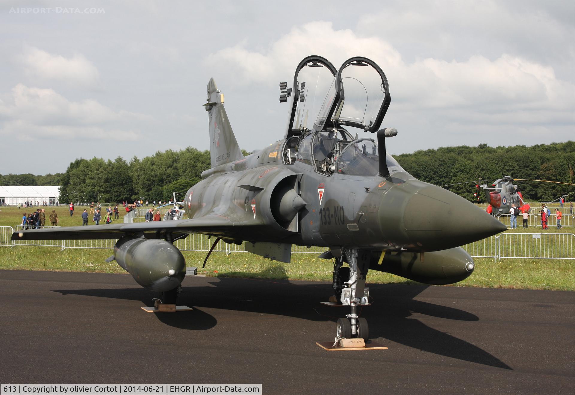 613, Dassault Mirage 2000D C/N 410, front view