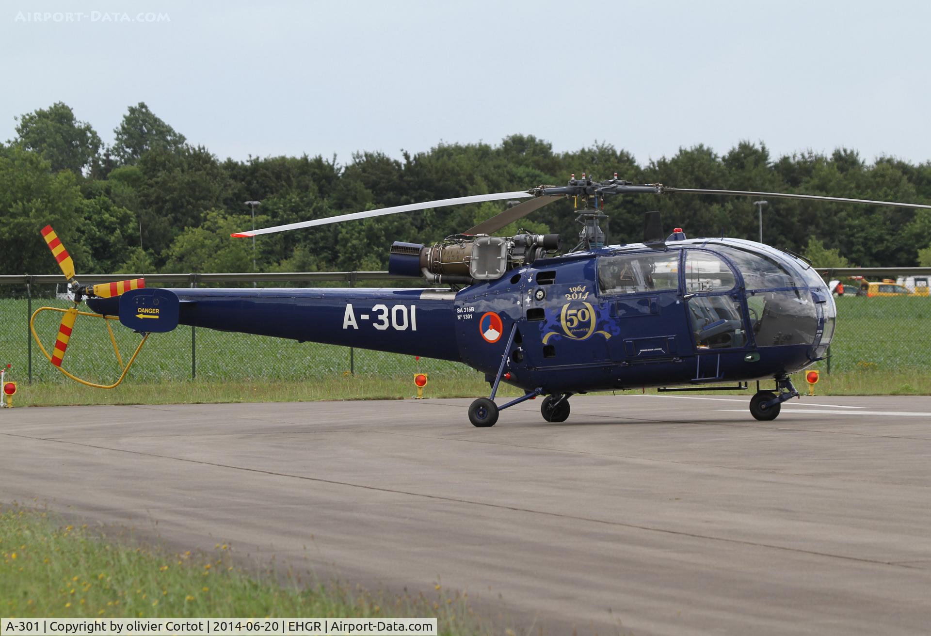A-301, Sud Aviation SA-316B Alouette III C/N 1301, with special markings