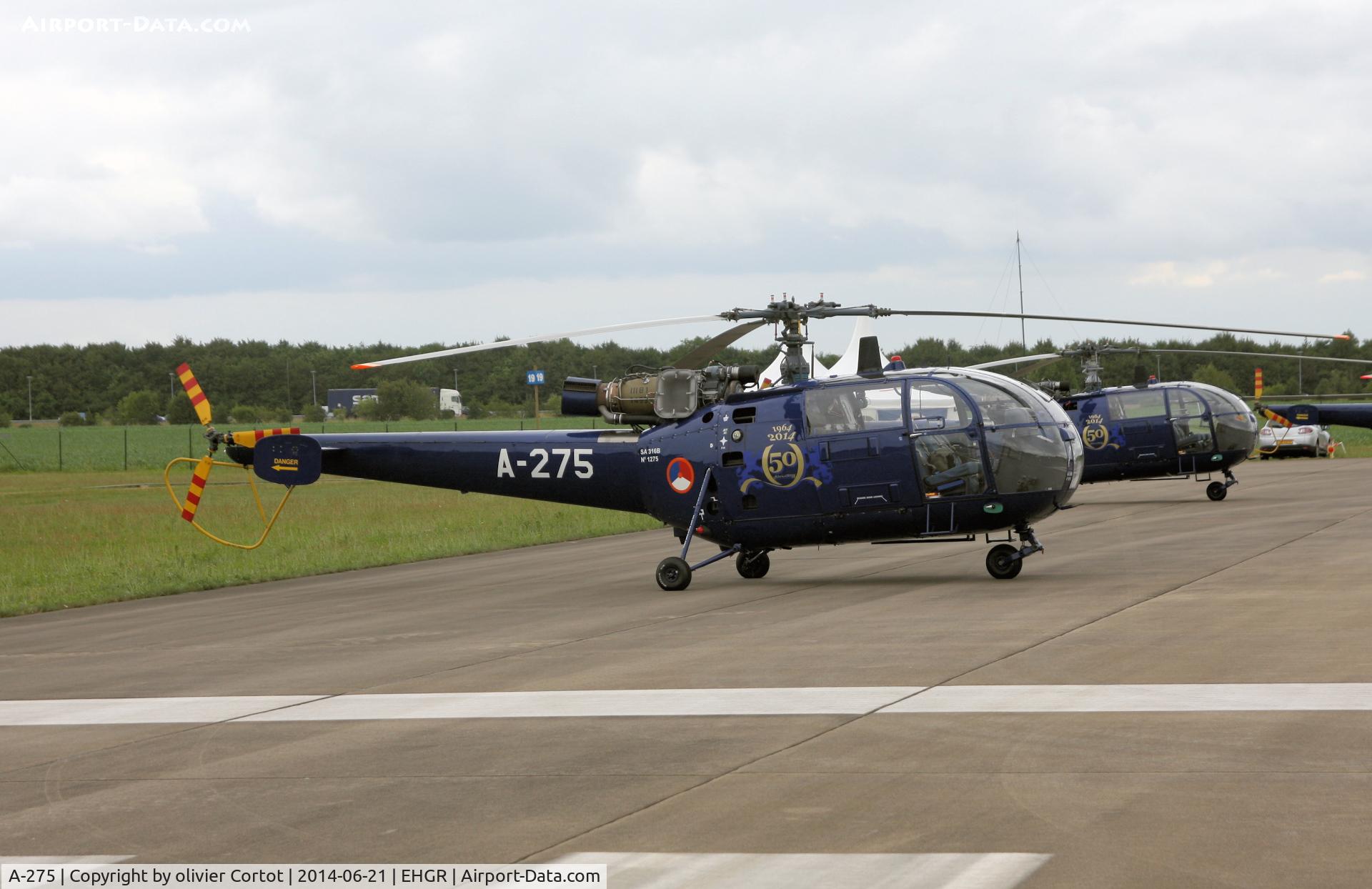 A-275, 1965 Aérospatiale SE-3160S Alouette III C/N 1275, Gilze Rijen airshow