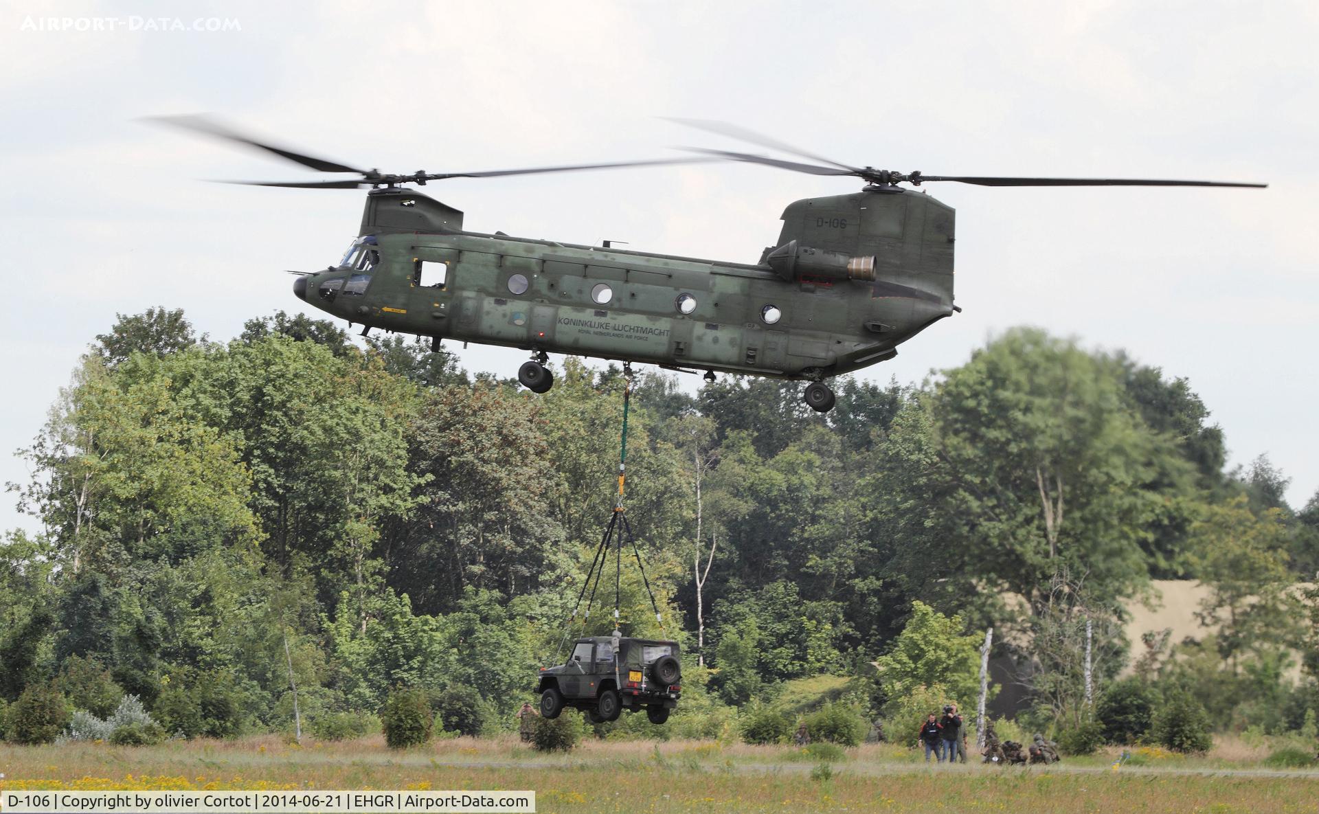 D-106, Boeing CH-47D Chinook C/N M.4106, Gilze Rijen airshow