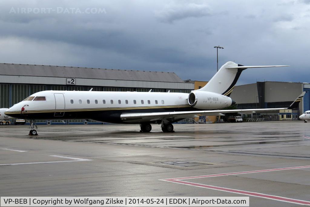 VP-BEB, 2009 Bombardier BD-700-1A10 Global Express XRS C/N 9369, visitor