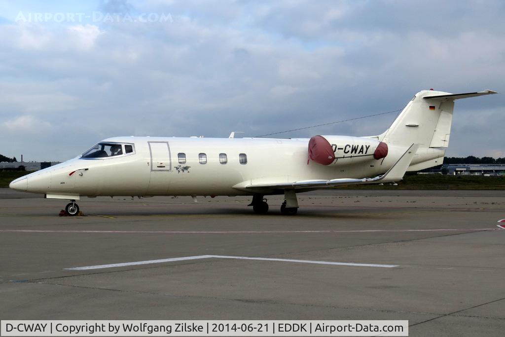 D-CWAY, 1984 Learjet 55ER C/N 55-107, visitor
