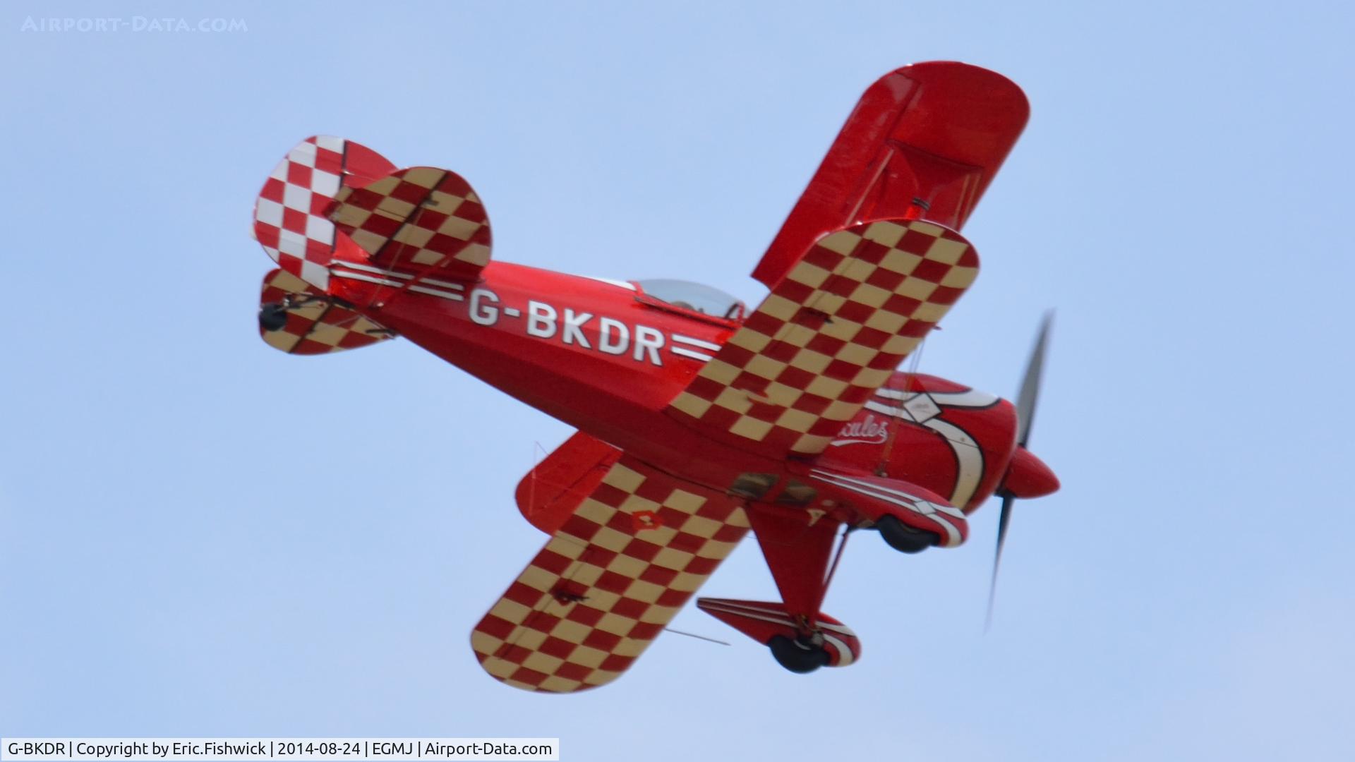 G-BKDR, 1982 Pitts S-1S Special C/N PFA 009-10654, 44. G-BKDR at a superb Little Gransden Air & Car Show, Aug. 2014.