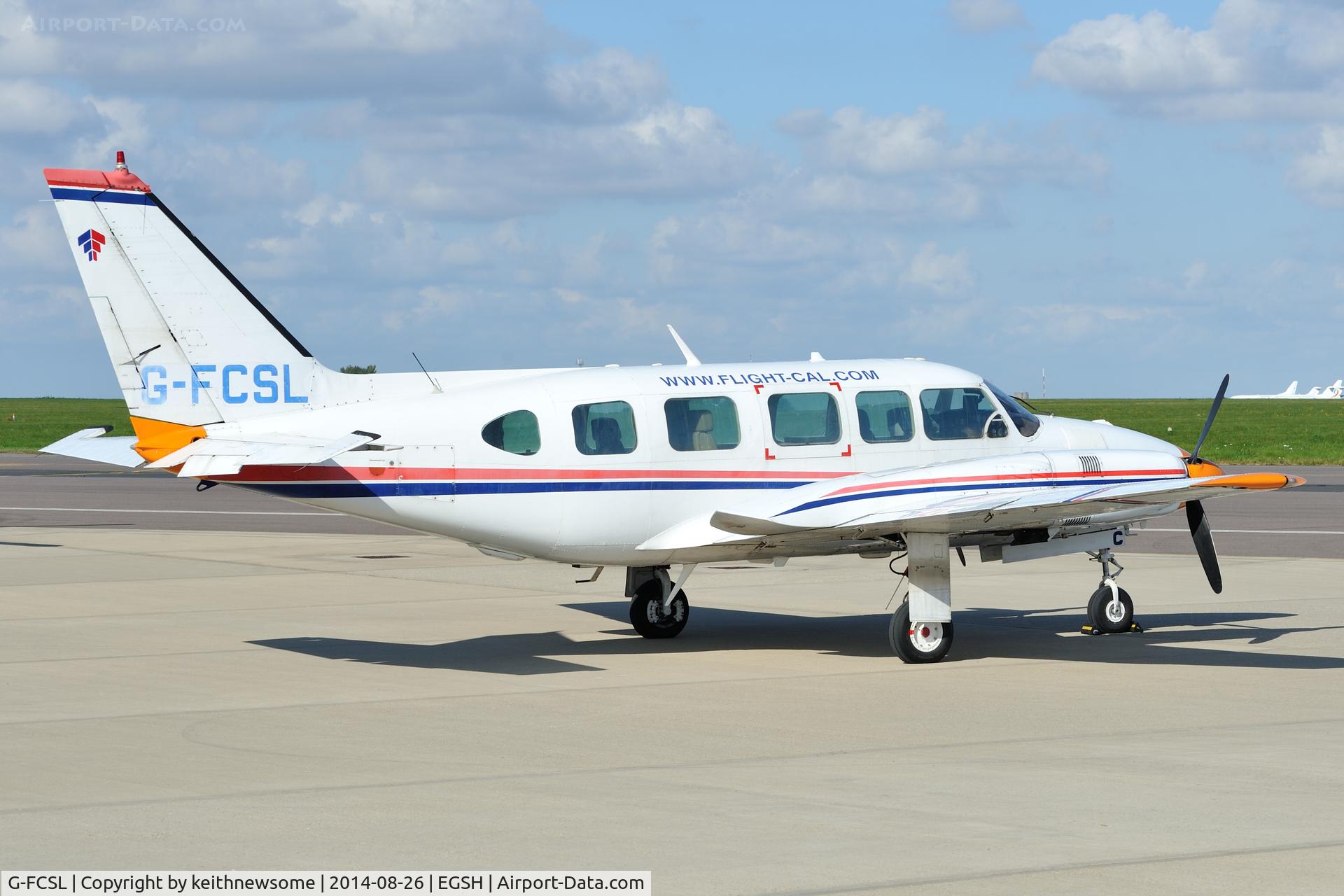 G-FCSL, 1972 Piper PA-31-350 Chieftain C/N 31-7852052, sitting in the sun !