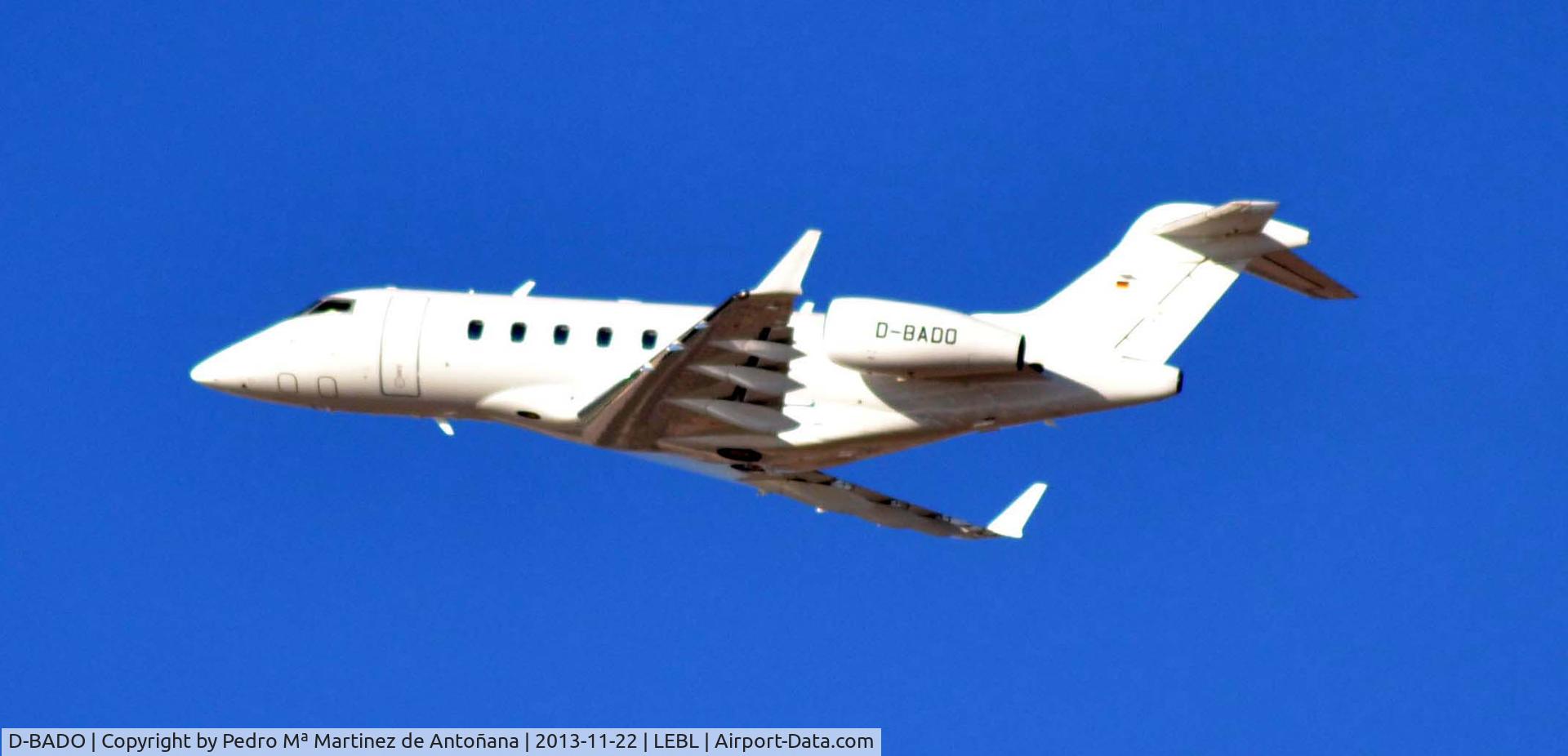 D-BADO, 2006 Bombardier Challenger 300 (BD-100-1A10) C/N 20116, Aeropuerto El Prat Barcelona
