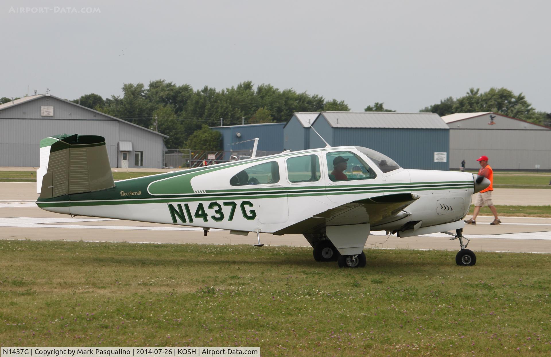 N1437G, 1962 Beech P35 Bonanza C/N D-6910, Beech P35