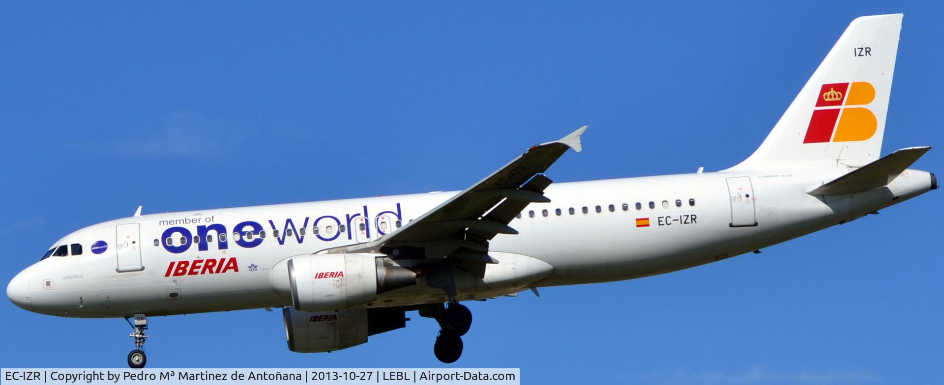EC-IZR, 2004 Airbus A320-214 C/N 2242, Aeropuerto El Prat Barcelona